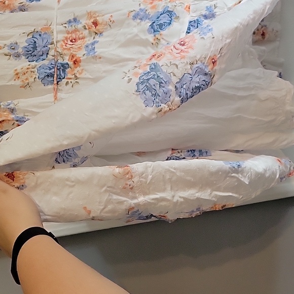 LOFT Flowy Mini Dress with Flower Pattern - Picture 6 of 6